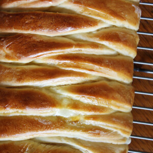 Braided Lemon Cream Cheese Bread.