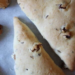 Golden Raisin Caraway Seed Scones.