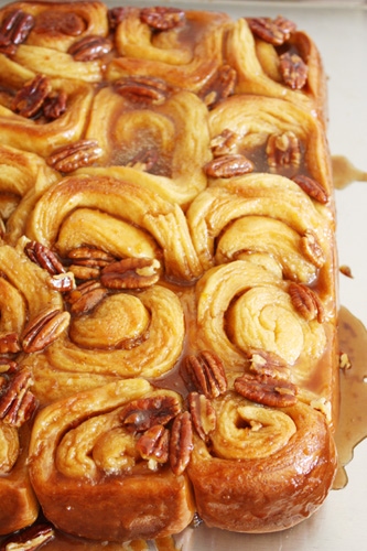 orange pecan sticky buns