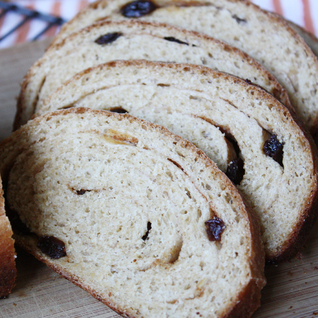 cinnamon raisin swirl bread Girl Versus Dough