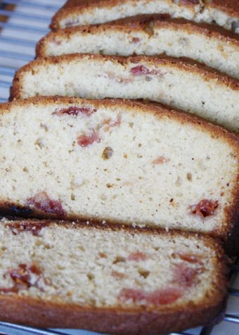 Cardamom Cherry Jam Quick Bread