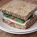 rieska sandwich on plate.