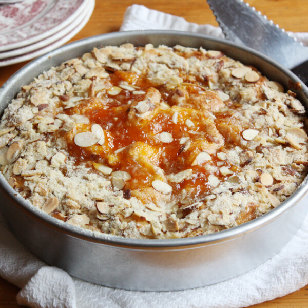 Almond Apricot Coffee Cake.