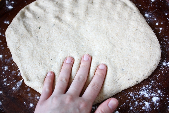 garlic bread pizza crust dough