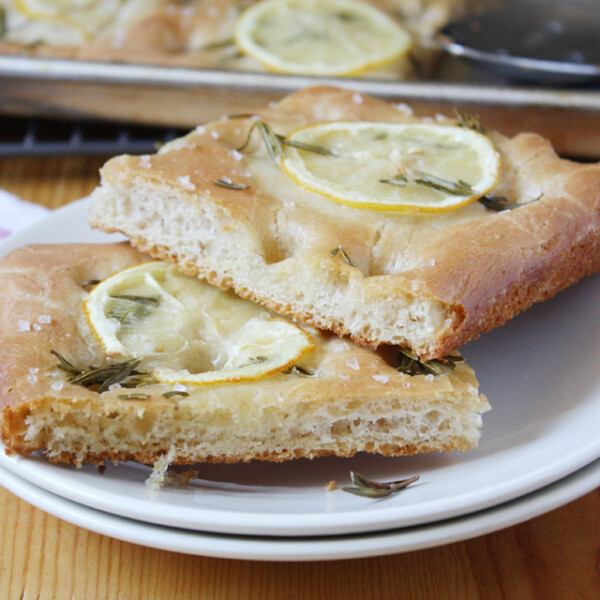 Lemon and Sea Salt Focaccia.
