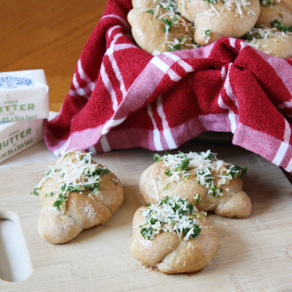 Parmesan Garlic Knots.