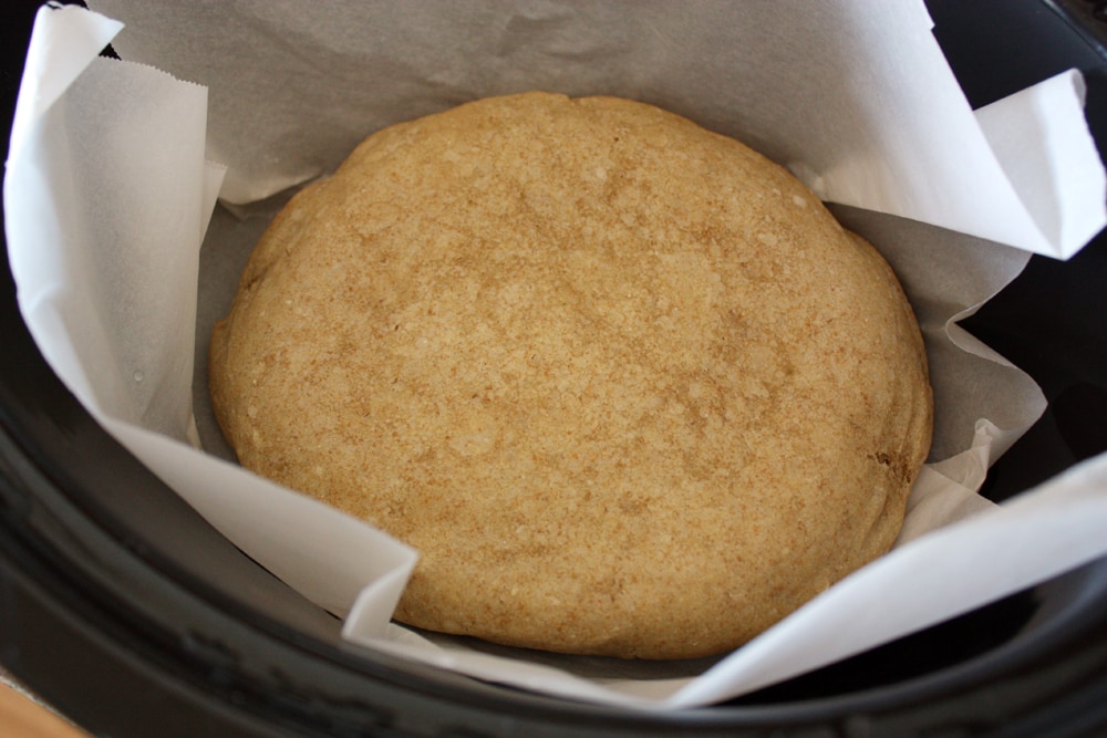 cooked crockpot peasant bread