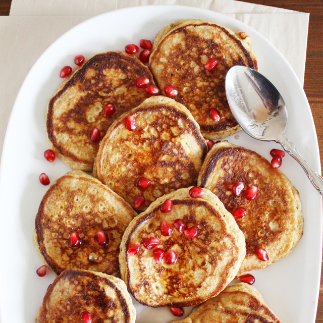 Whole Wheat Lemon Ricotta Pancakes.