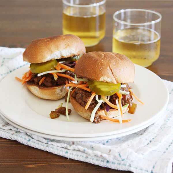 Asian Sloppy Joe Sliders.