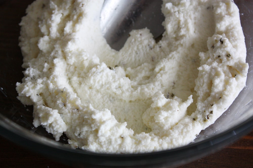 mixing ingredients in bowl