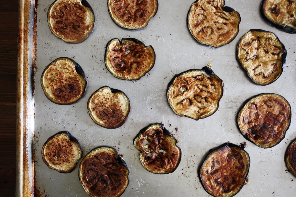 vegetables on a baking sheet