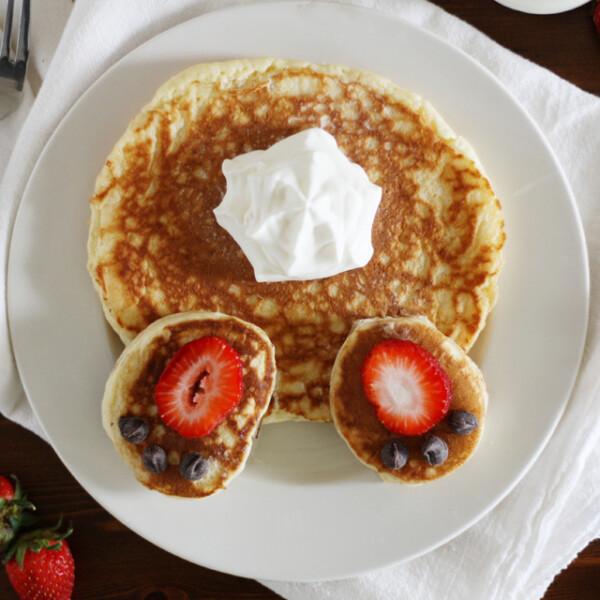 Bunny Butt Pancakes.