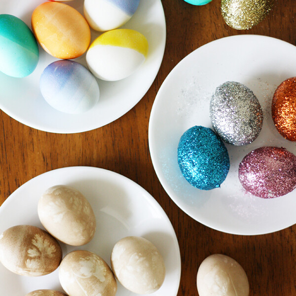Easter Eggs Three Ways.