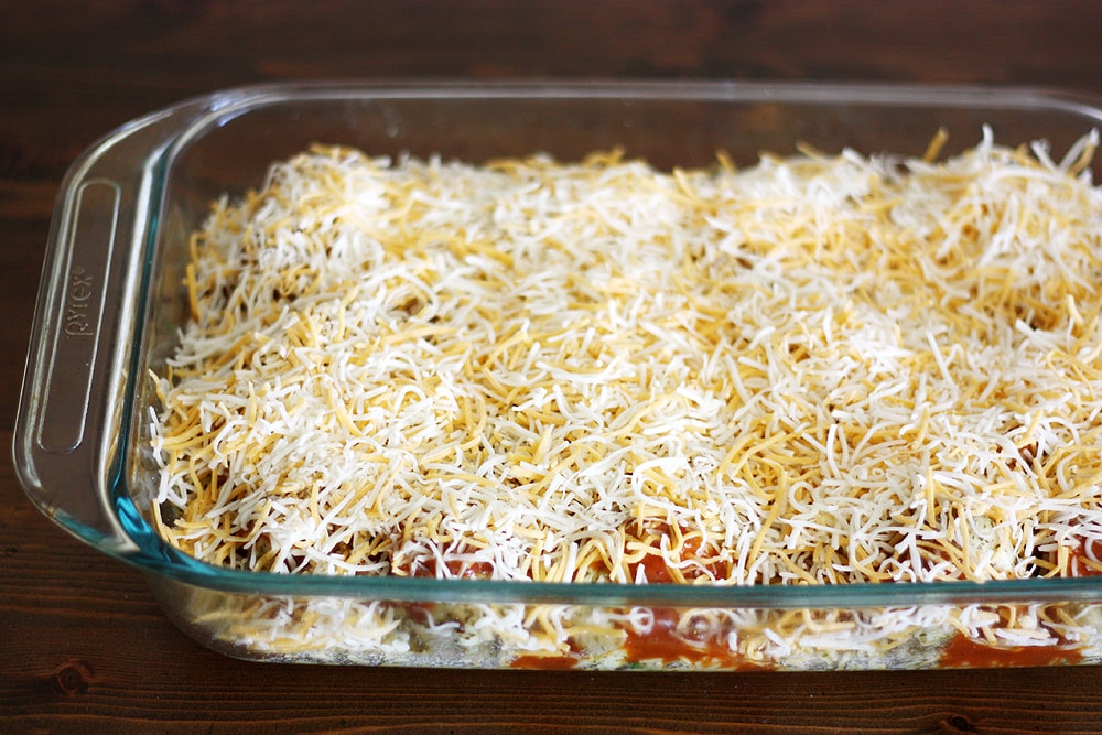 topping cilantro lime chicken bake with cheese