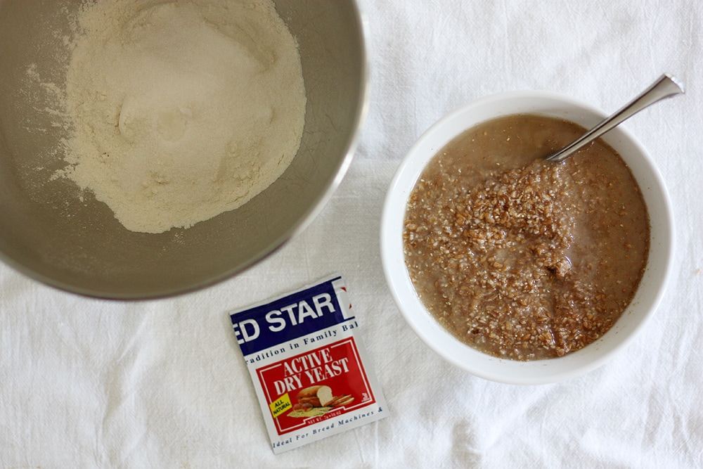 yeast in bowl