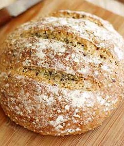 crusty no knead bread