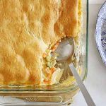 cheesy vegetable bake.