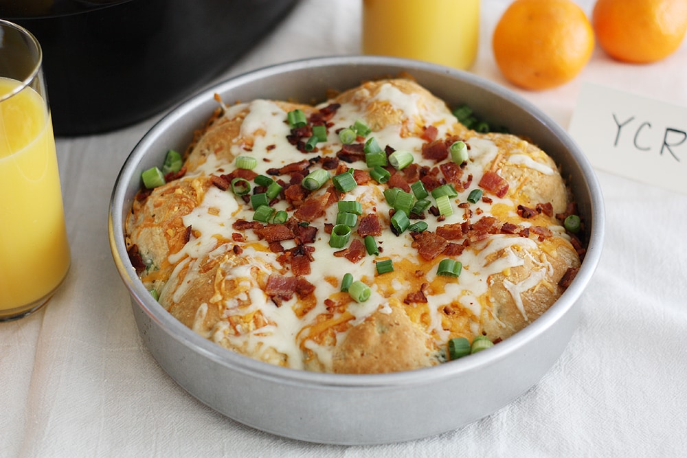 loaded mashed potato stuffed biscuits in pan