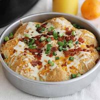 loaded mashed potato stuffed biscuits