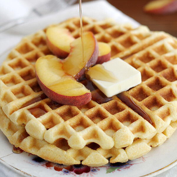 maple cornbread waffles.