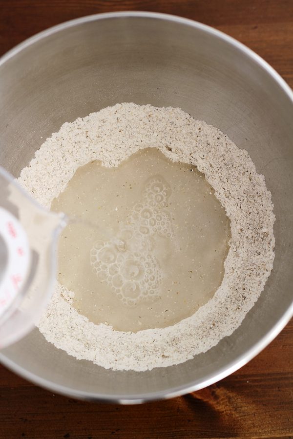 yeast in bowl.