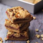peanut butter jelly bars.