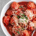 slow cooker italian meatballs.