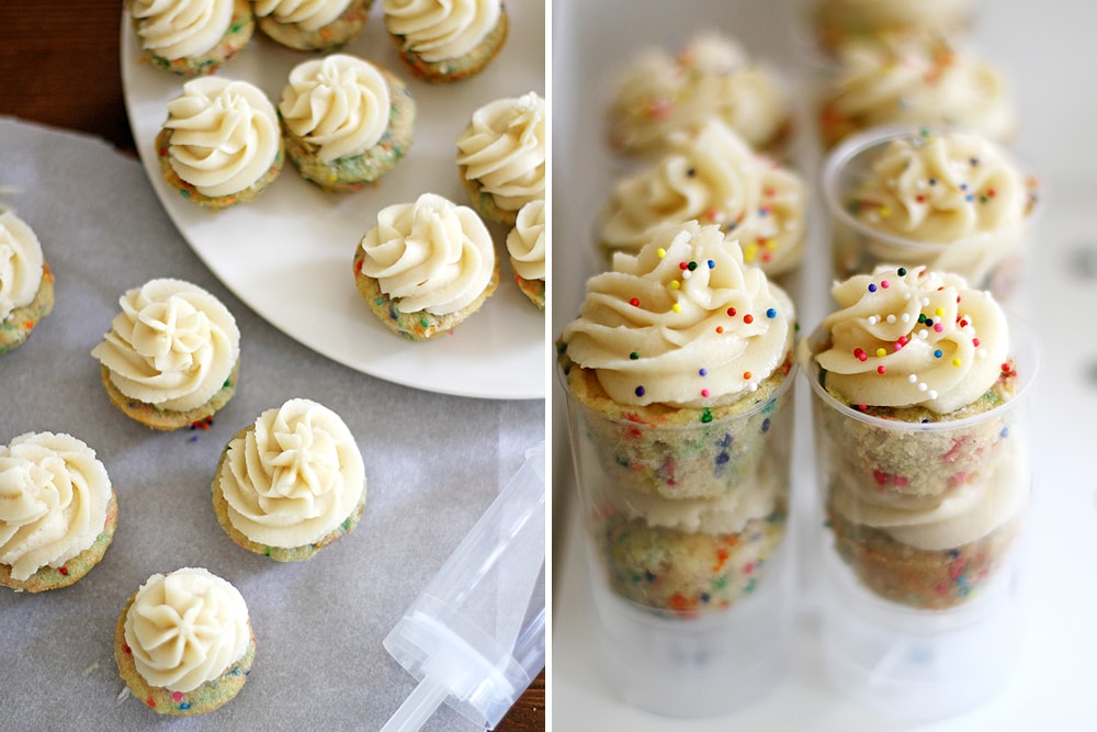 mini funfetti cupcakes