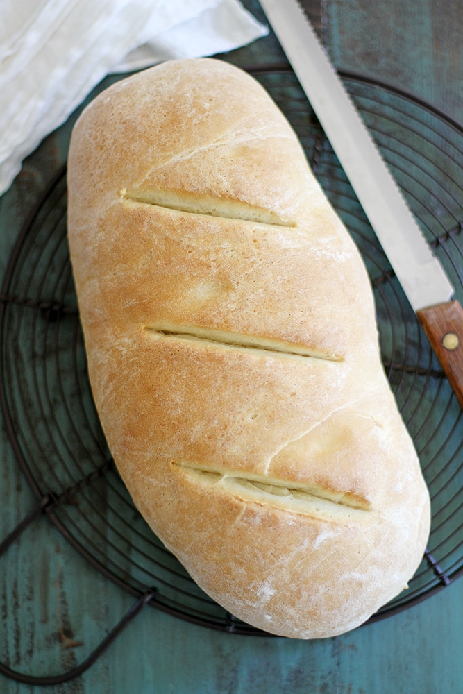 Classic Italian Bread Recipe | Girl Versus Dough