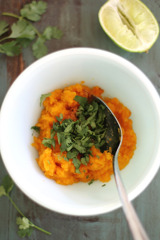 butternut squash in bowl