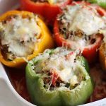 wild rice stuffed peppers.