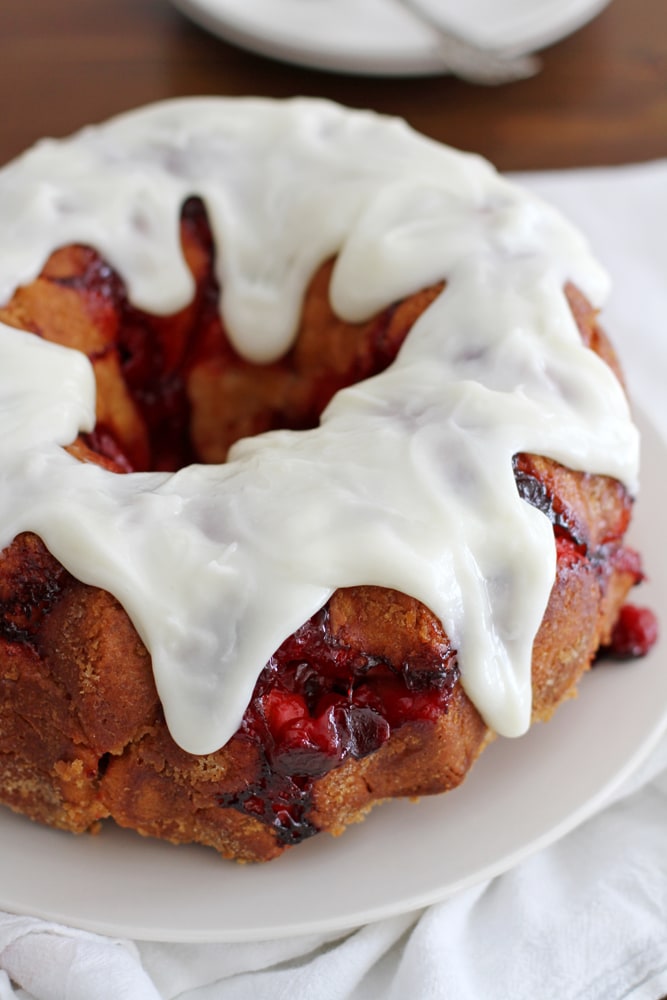 cherry cheesecake monkey bread