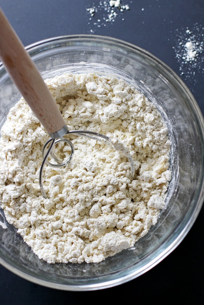 mixing ingredients in bowl