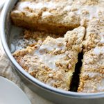 cream cheese swirl carrot coffee cake.