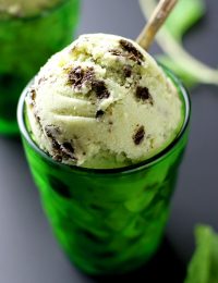 matcha mint cookies and cream ice cream