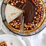 chocolate peanut butter pretzel tart.