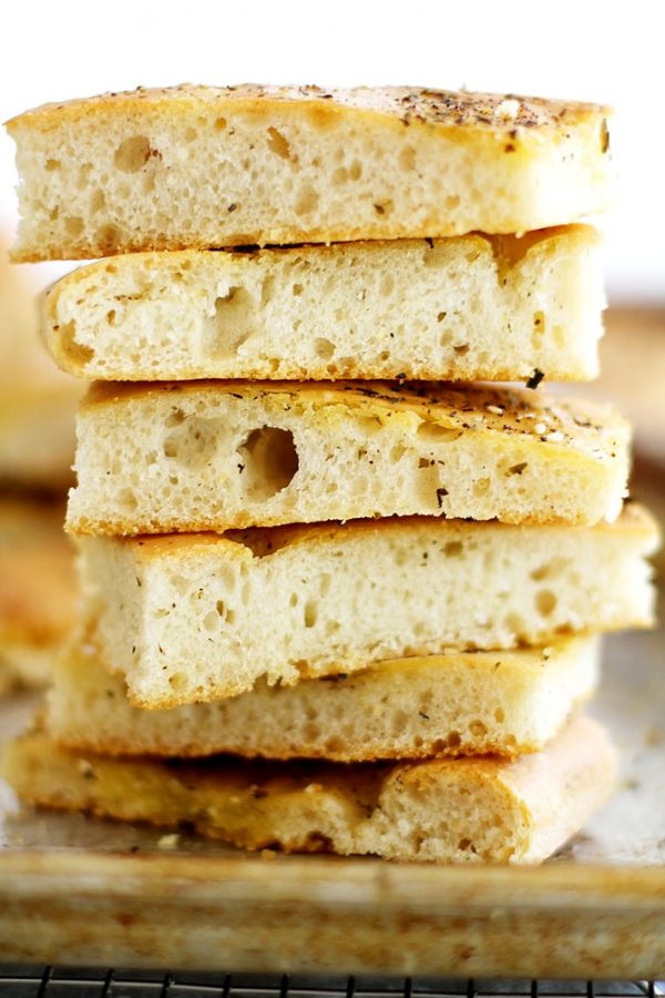 Za'atar Focaccia Girl Versus Dough