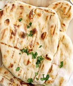 no knead grilled naan