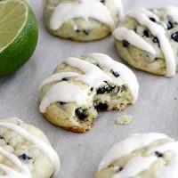 blueberry lime cream cheese cookies