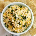 slow cooker Mexican grilled corn dip.