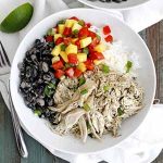 caribbean jerk chicken bowl.