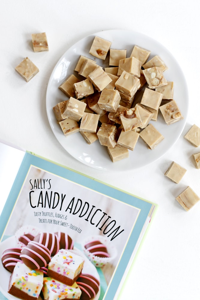 twix caramel fudge next to sally's candy addiction book