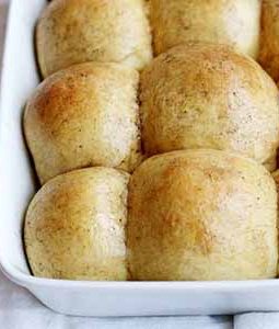 brown butter sweet potato buttermilk rolls