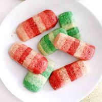 ombre peppermint slice and bake cookies