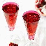 pomegranate kir royale.