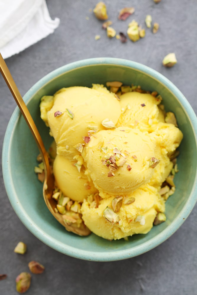 Saffron Ice Cream | Unusual Homemade Ice Cream Recipes You've Never Heard Of | homemade ice cream without ice cream maker