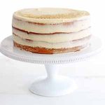 salted caramel layer cake.