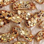 homemade fruit nut crisps.