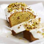 gluten free pistachio pound cake.