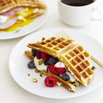 gluten free waffle sandwiches.